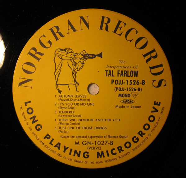 Tal Farlow - The Interpretations Of (Vinyl, LP, Album, Reissue, Mono) Very Good Plus (VG+) / Very Good Plus (VG+)