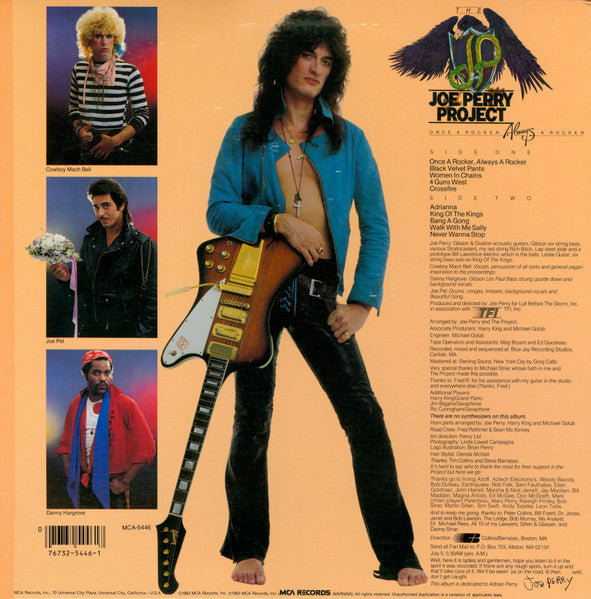 The Joe Perry Project - Once A Rocker, Always A Rocker (Vinyl, LP, Album) Very Good Plus (VG+) / Very Good (VG)