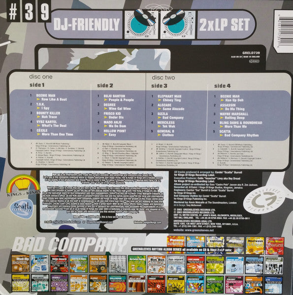 Various - Bad Company (2xVinyl, LP, Compilation) Very Good Plus (VG+) / Very Good Plus (VG+)