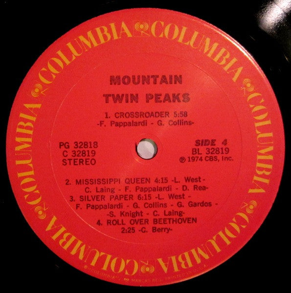 Mountain - Twin Peaks (2xVinyl, LP, Album) Very Good Plus (VG+) / Very Good Plus (VG+)