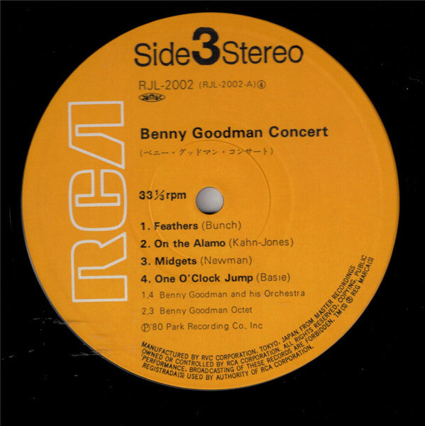Benny Goodman And His Orchestra - Benny Goodman Concert (2xVinyl, LP, Compilation, Reissue, Stereo) Very Good (VG) / Very Good (VG)