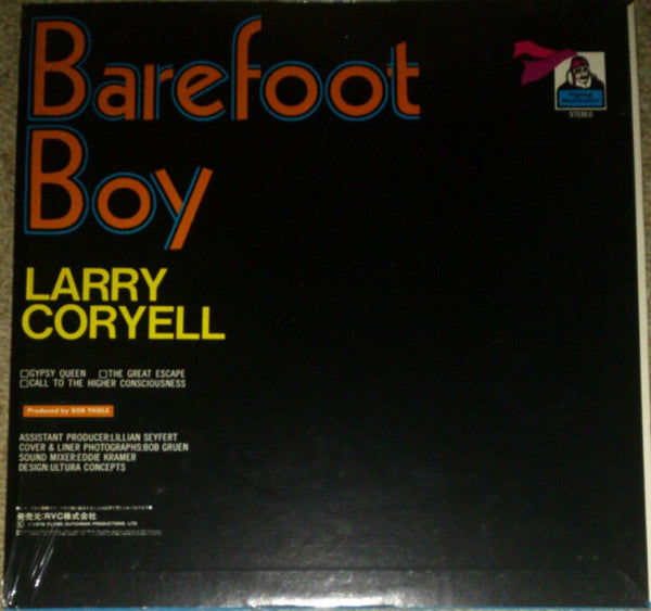 Larry Coryell - Barefoot Boy (Vinyl, LP, Album, Limited Edition, Reissue) Near Mint (NM or M-) / Very Good Plus (VG+)