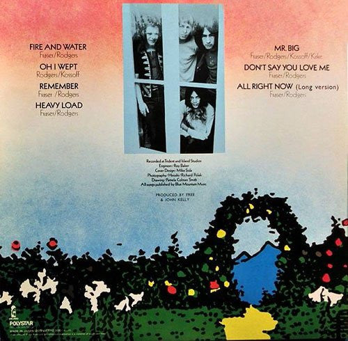 Free - Fire And Water (Vinyl, LP, Album, Reissue) Very Good (VG) / Very Good Plus (VG+)