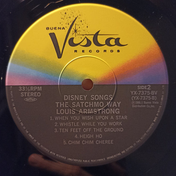 Louis Armstrong - Disney Songs The Satchmo Way (Vinyl, LP, Album, R...