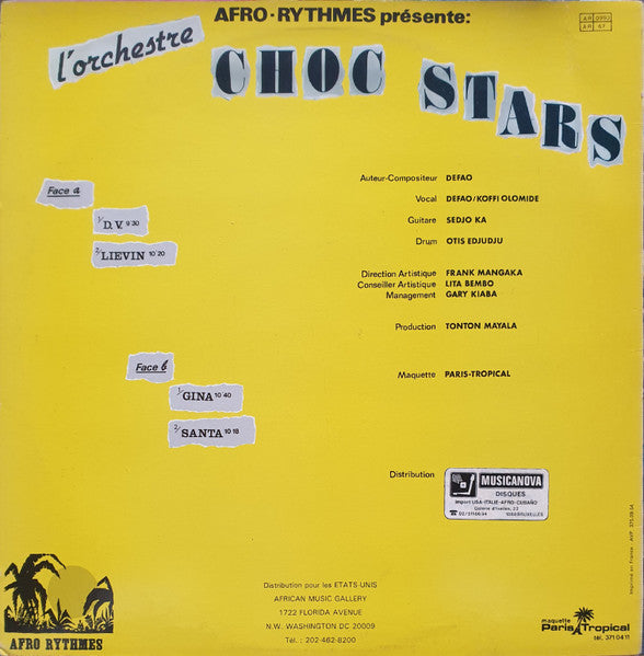Choc Stars - Santa (Vinyl, LP) Very Good Plus (VG+) / Very Good Plus (VG+)