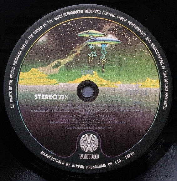 Thin Lizzy - Life Live (2xVinyl, LP, Album, Stereo) Very Good Plus (VG+) / Very Good Plus (VG+)