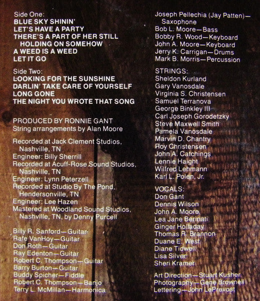 Mickey Newbury - The Sailor (Vinyl, LP, Album) Very Good Plus (VG+) / Very Good (VG)