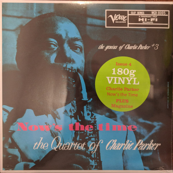 The Charlie Parker Quartet - Now's The Time (Vinyl, LP, Album, Reis...