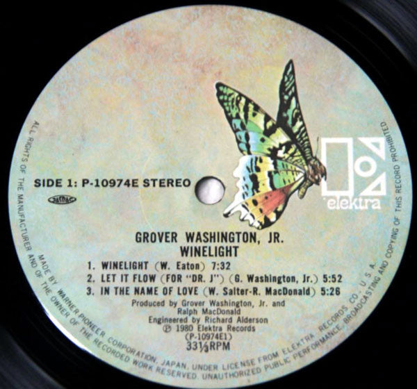 Grover Washington, Jr. - Winelight (Vinyl, LP, Album)