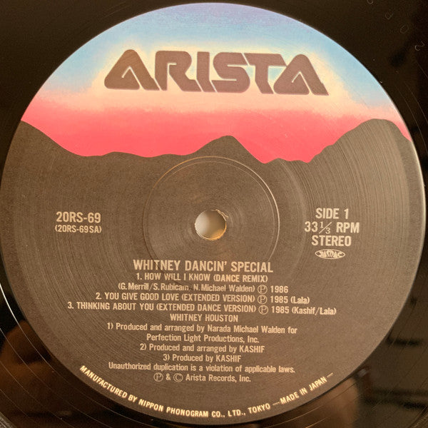 Whitney Houston - Whitney Dancin' Special (Vinyl, 12", 33 ⅓ RPM, Co...
