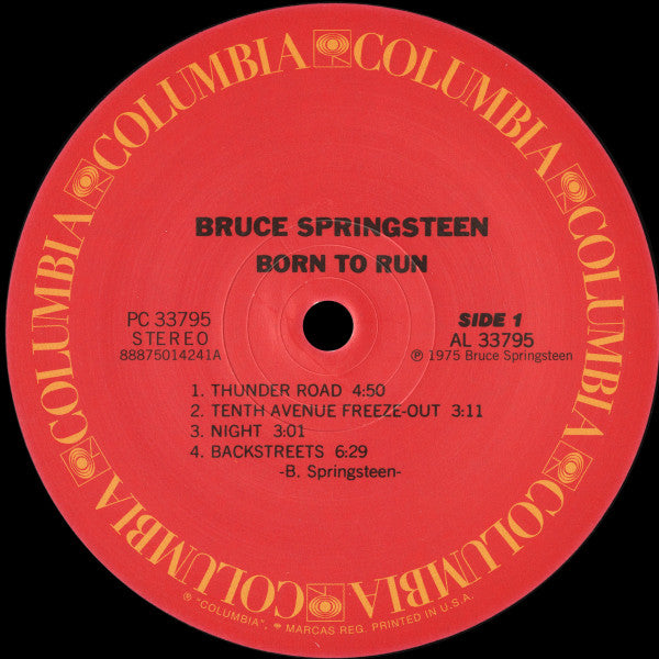 Bruce Springsteen - Born To Run (Vinyl, LP, Album, Reissue, Remastered) Very Good Plus (VG+) / Very Good Plus (VG+)