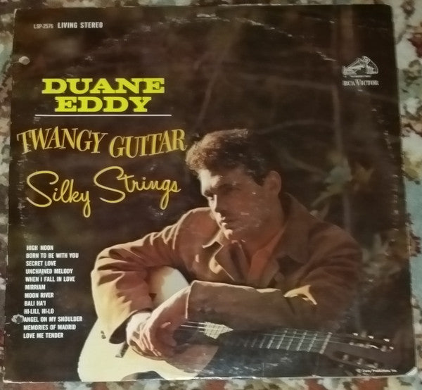 Duane Eddy - Twangy Guitar Silky Strings (Vinyl, LP, Album, Stereo) Good Plus (G+) / Good Plus (G+)