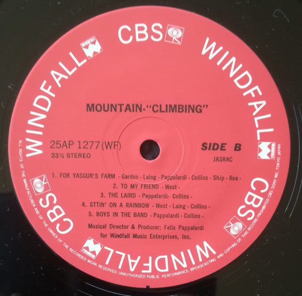 Mountain - Climbing! (Vinyl, LP, Album, Reissue) Near Mint (NM or M-) / Very Good Plus (VG+)