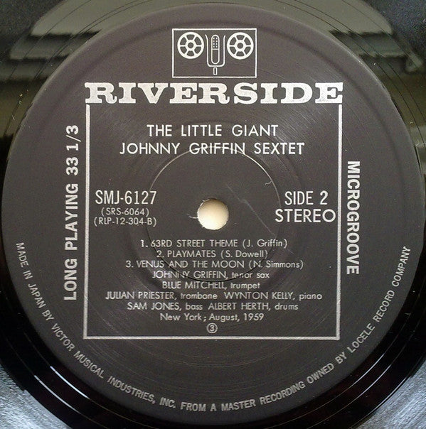 Johnny Griffin - The Little Giant (Vinyl, LP, Album, Reissue, Stereo) Very Good Plus (VG+) / Very Good Plus (VG+)