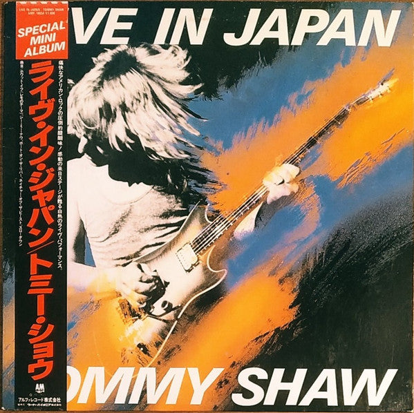 Tommy Shaw - Live In Japan (Vinyl, LP, Mini-Album, Stereo) Very Good Plus (VG+) / Very Good (VG)