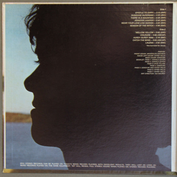 Donovan - Donovan's Greatest Hits (Vinyl, LP, Compilation, Stereo)
