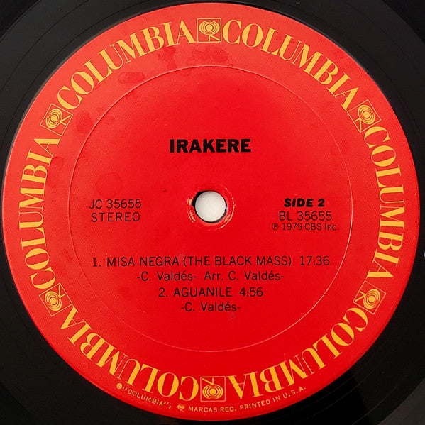 Irakere - Irakere (Vinyl, LP, Album, Stereo) Very Good (VG) / Very Good (VG)
