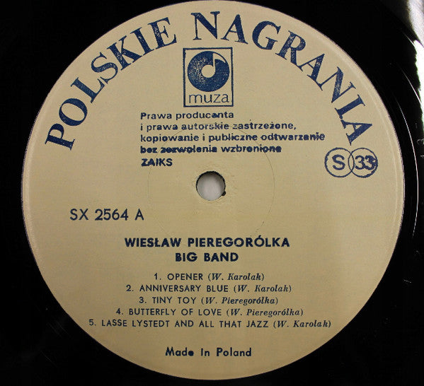 Wiesław Pieregorólka - Big Band (Vinyl, LP, Album) Near Mint (NM or M-) / Good Plus (G+)
