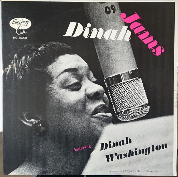 Dinah Washington - Dinah Jams (Vinyl, LP, Album, Reissue, Mono)