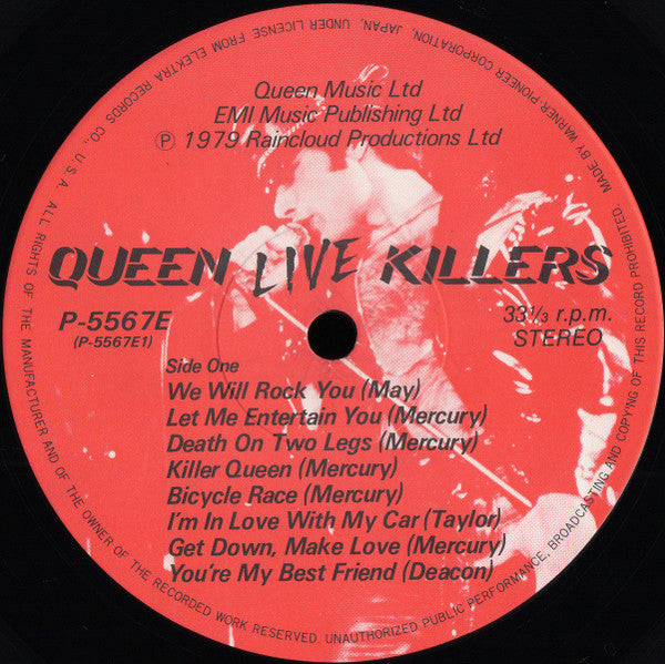 Queen - Live Killers (Vinyl, LP, Album, Stereo)