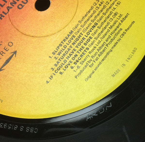 Sutherland Brothers - Slipstream (Vinyl, LP, Album, Stereo) Very Good (VG) / Very Good (VG)