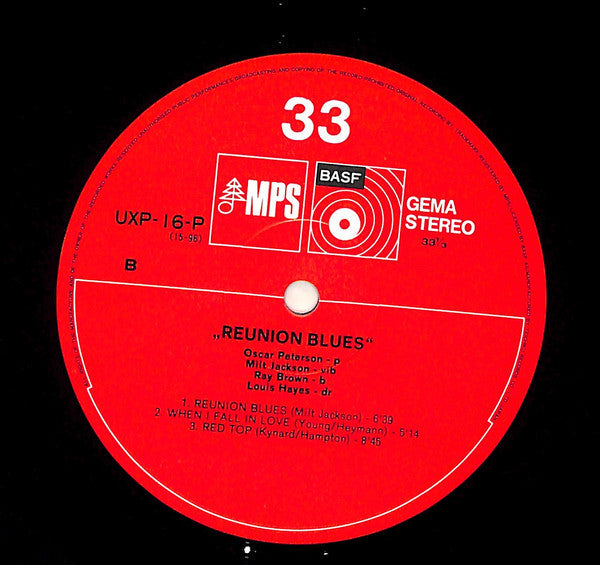 Oscar Peterson - Reunion Blues (Vinyl, LP, Album)