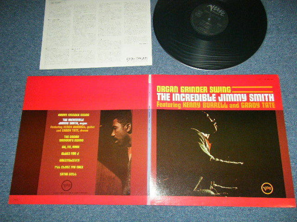 Jimmy Smith - Organ Grinder Swing (Vinyl, LP, Album, Reissue, Stereo) Very Good Plus (VG+) / Fair (F)