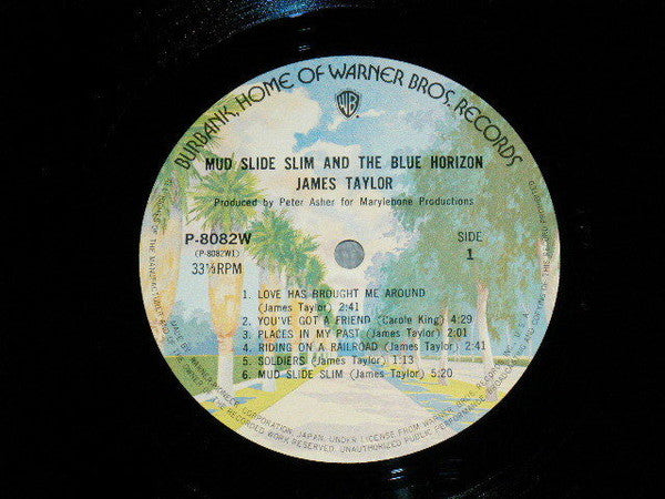 James Taylor (2) - Mud Slide Slim And The Blue Horizon (Vinyl, LP, Album, Reissue) Very Good Plus (VG+) / Good (G)