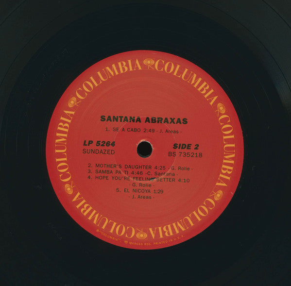 Santana - Abraxas (Vinyl, LP, Album, Reissue, Stereo) Near Mint (NM or M-) / Very Good Plus (VG+)