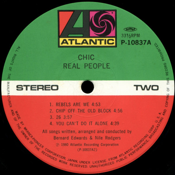 Chic - Real People (Vinyl, LP, Album)