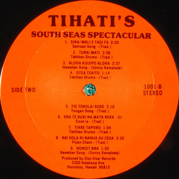 Unknown Artist - Tihati's South Seas Spectacular (Vinyl, LP, Compilation) Very Good Plus (VG+) / Very Good Plus (VG+)