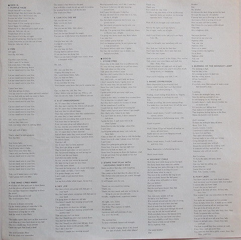 The Jimi Hendrix Experience - Smash Hits (Vinyl, LP, Compilation, R...