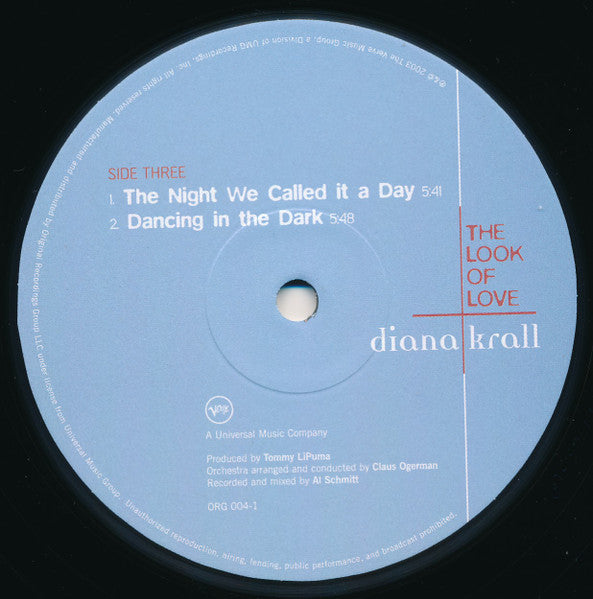 Diana Krall - The Look Of Love (2xVinyl, LP, Album, Reissue) Very Good (VG) / Very Good Plus (VG+)