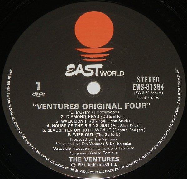 The Ventures - Ventures Original Four (Vinyl, LP, Album, Stereo) Very Good Plus (VG+) / Very Good (VG)