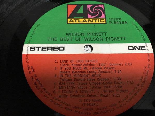 Wilson Pickett - The Best Of Wilson Pickett (Vinyl, LP, Compilation)