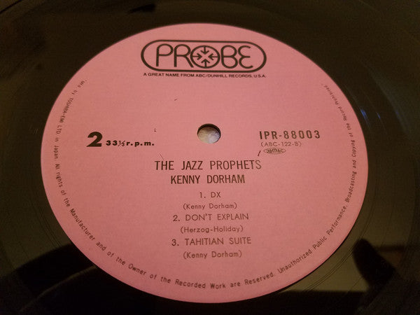 Kenny Dorham And The Jazz Prophets - Vol. 1 (Vinyl, LP, Album) Very Good Plus (VG+) / Very Good Plus (VG+)