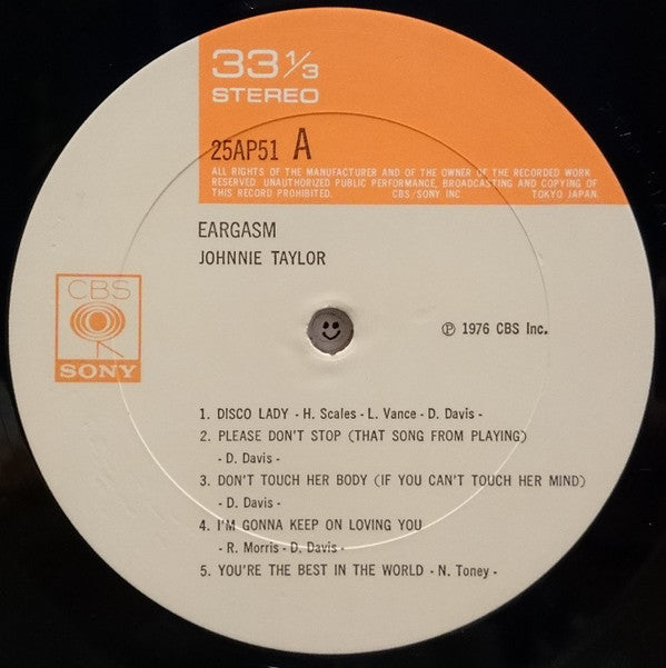 Johnnie Taylor - Eargasm (Vinyl, LP, Album) Very Good (VG) / Good Plus (G+)