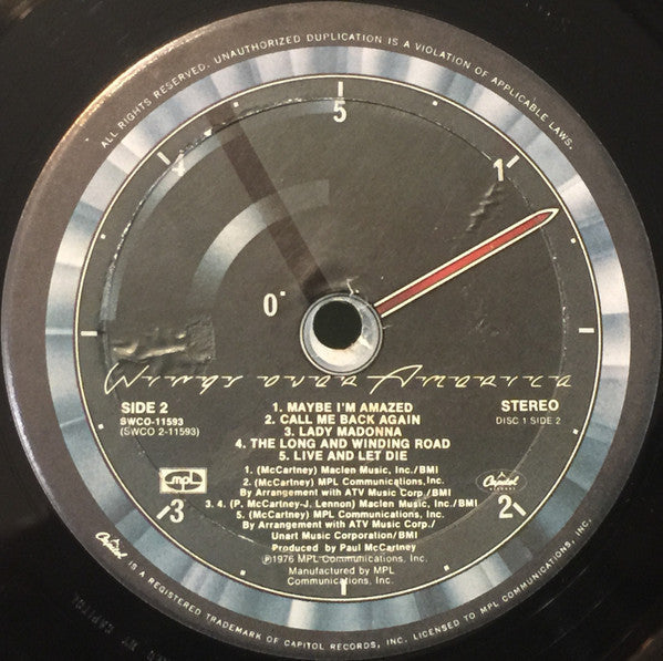Wings (2) - Wings Over America (Vinyl, LP, Album, Stereo)