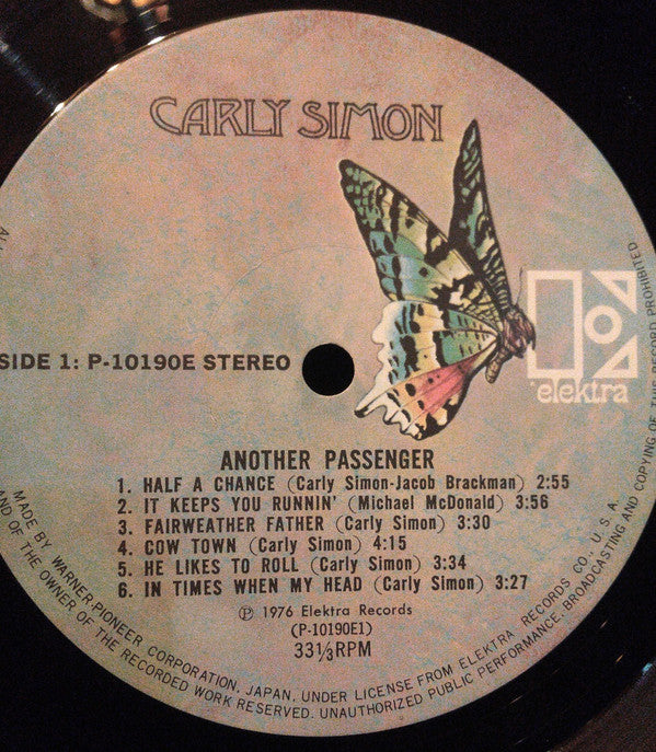 Carly Simon - Another Passenger (Vinyl, LP, Album)