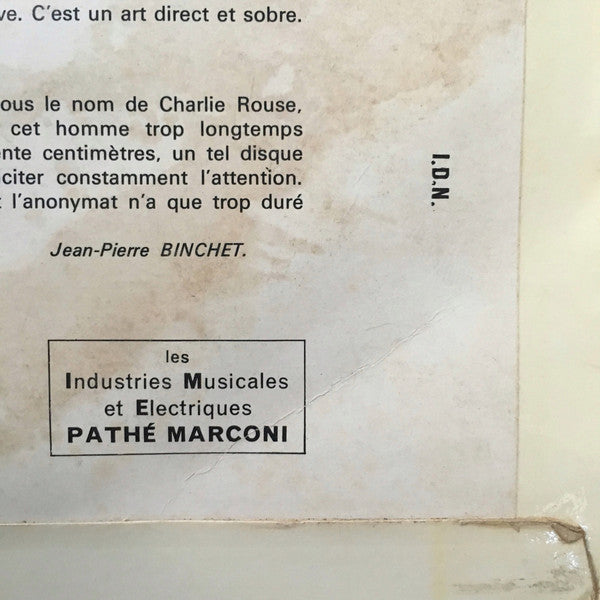 Charlie Rouse - Yeah! (Vinyl, LP, Album, Mono) Very Good Plus (VG+) / Very Good Plus (VG+)
