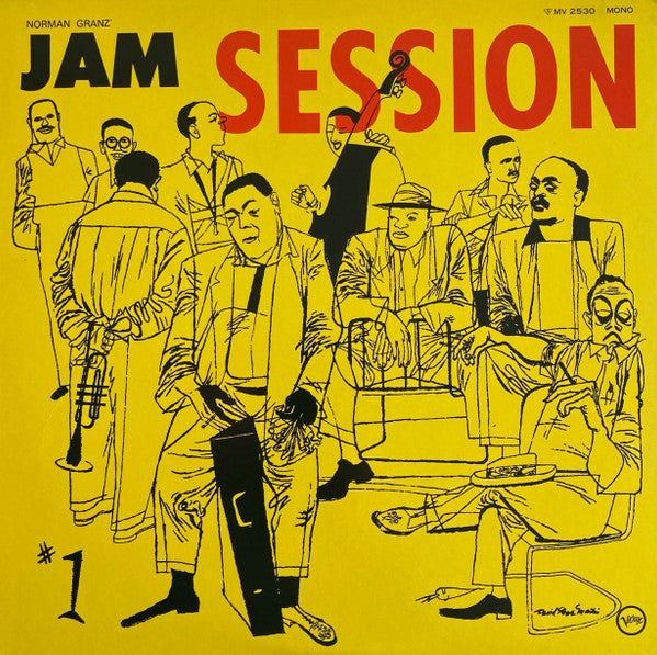 Various - Norman Granz' Jam Session #1 (Vinyl, LP, Album, Reissue, Mono) Very Good Plus (VG+) / Very Good Plus (VG+)