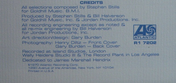 Stephen Stills - Stephen Stills (Vinyl, LP, Album, Reissue, Remastered) Near Mint (NM or M-) / Near Mint (NM or M-)