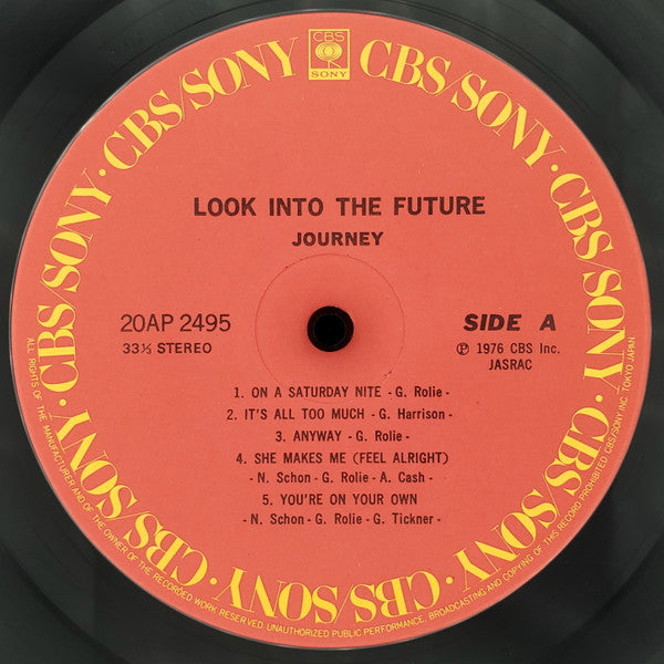 Journey - Look Into The Future (Vinyl, LP, Album, Reissue) Very Good Plus (VG+) / Very Good Plus (VG+)