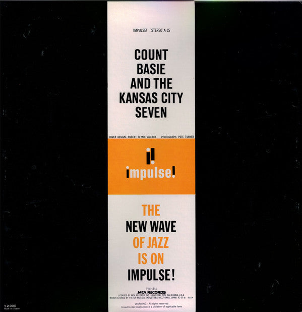 Count Basie And The Kansas City Seven - Count Basie And The Kansas City 7 (Vinyl, LP, Album, Reissue, Stereo) Near Mint (NM or M-) / Very Good Plus (VG+)