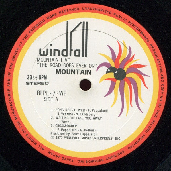 Mountain - Live: The Road Goes Ever On (Vinyl, Vinyl, LP, Album, St...