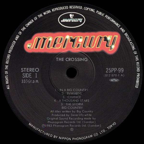 Big Country - The Crossing (Vinyl, LP, Album)
