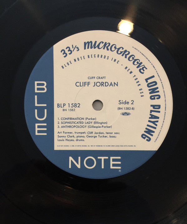 Clifford Jordan - Cliff Craft (Vinyl, LP, Album, Limited Edition, R...