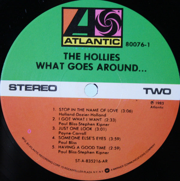 The Hollies - What Goes Around... (Vinyl, LP, Album) Very Good (VG) / Very Good (VG)