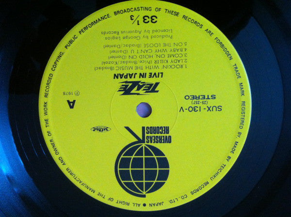 Teaze - Live In Japan (Vinyl, LP, Album)
