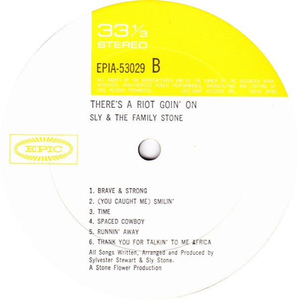 Sly & The Family Stone - There's A Riot Goin' On (Vinyl, LP, Album)